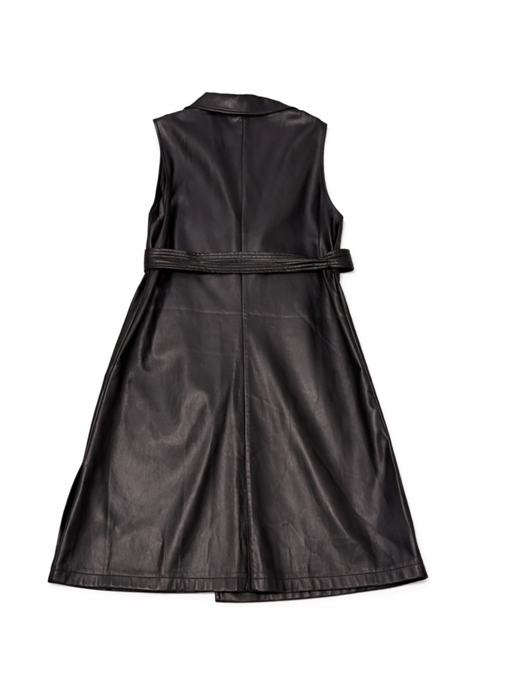 VIRAL LOOK • Marc New York Faux Leather Belted Dress - Picture 2 of 3